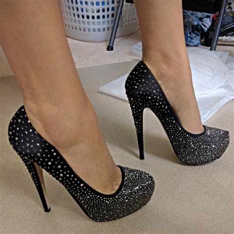 aldo rhinestone heels.